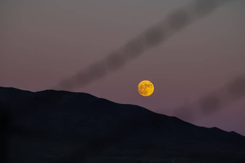 Pitt-Taylor Reservoir Moonrise - Image 1