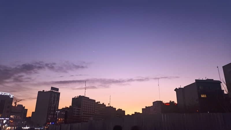 Tehran City Skyline at Dusk - Image 1