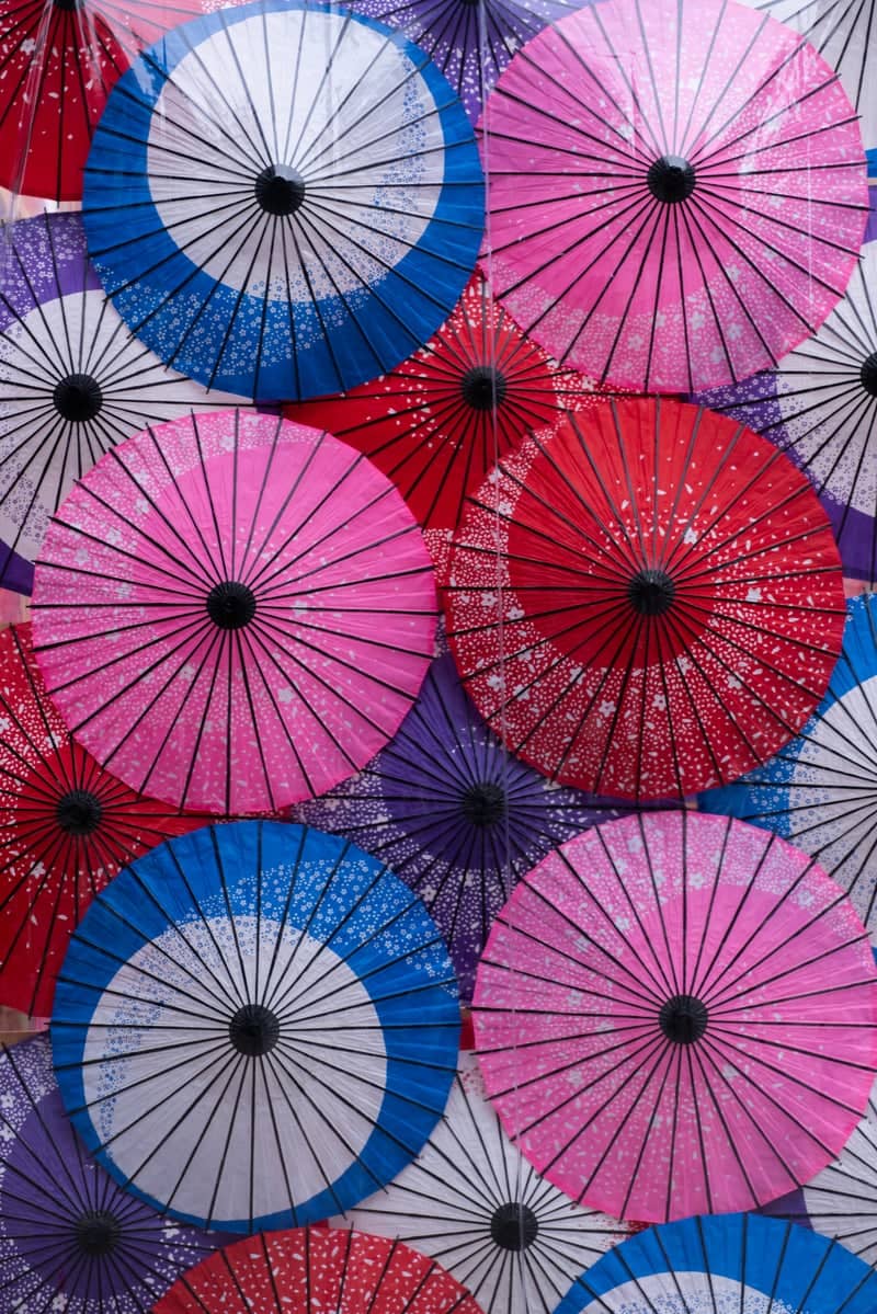 Ueno Park Wagasa Display - Image 1
