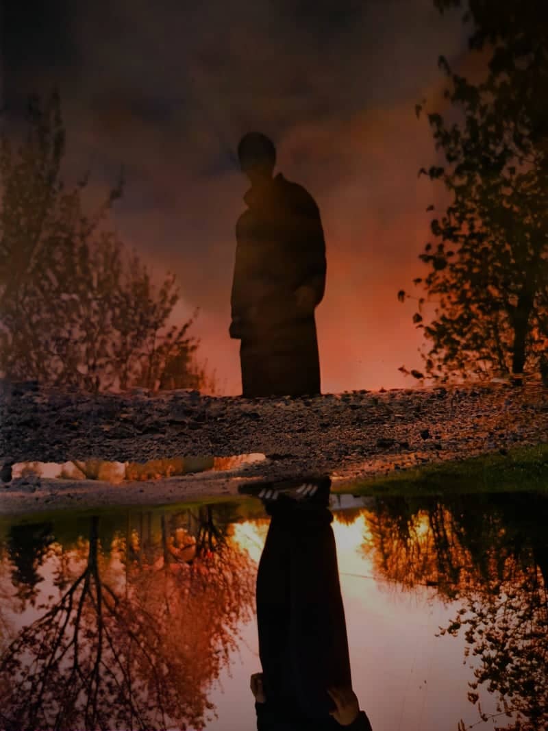Royston Sunset Reflection - Image 1