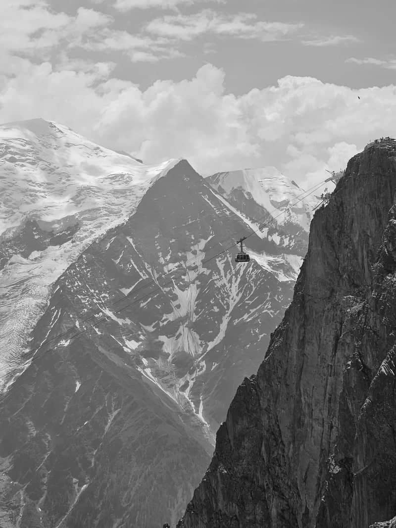 Aiguille du Midi Cable Car View - Image 1