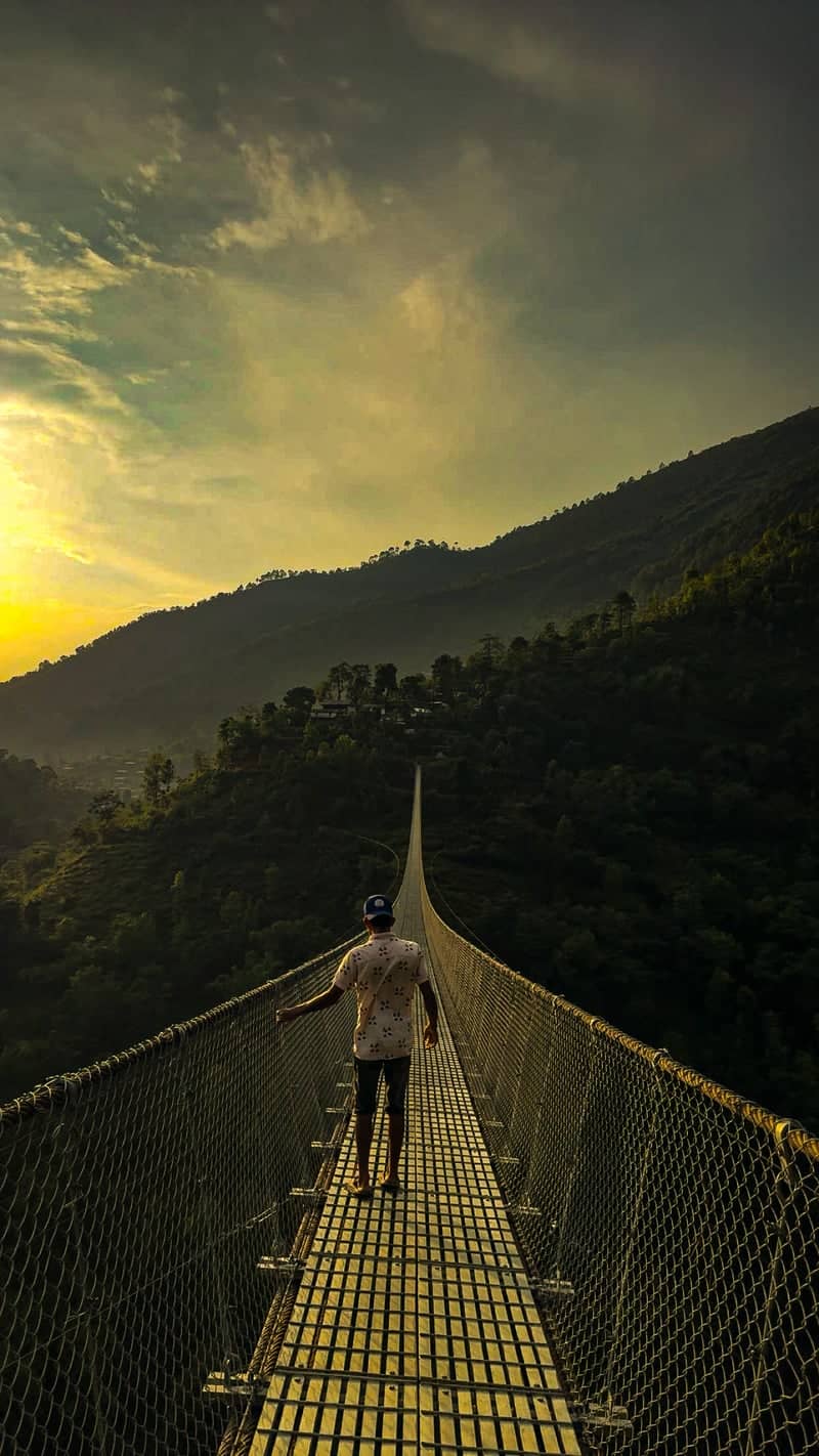 Apchaur Suspension Bridge - Image 1