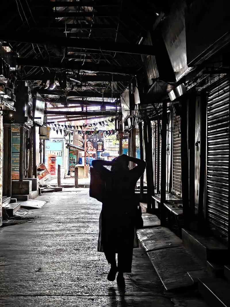 Meenakshi Temple Market Alley - Image 1