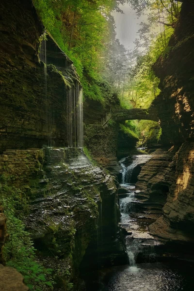 Watkins Glen State Park - Rainbow Falls - Image 1