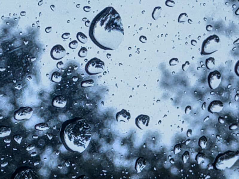Rainy Window Reflections - Image 1