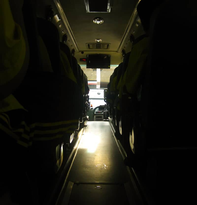 Bangkok Commuter Bus Interior - Image 1