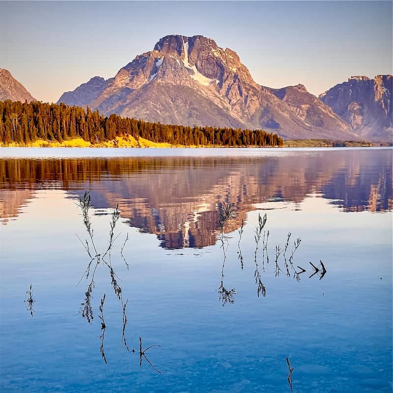 Mount Moran at Jackson Lake - Image 1