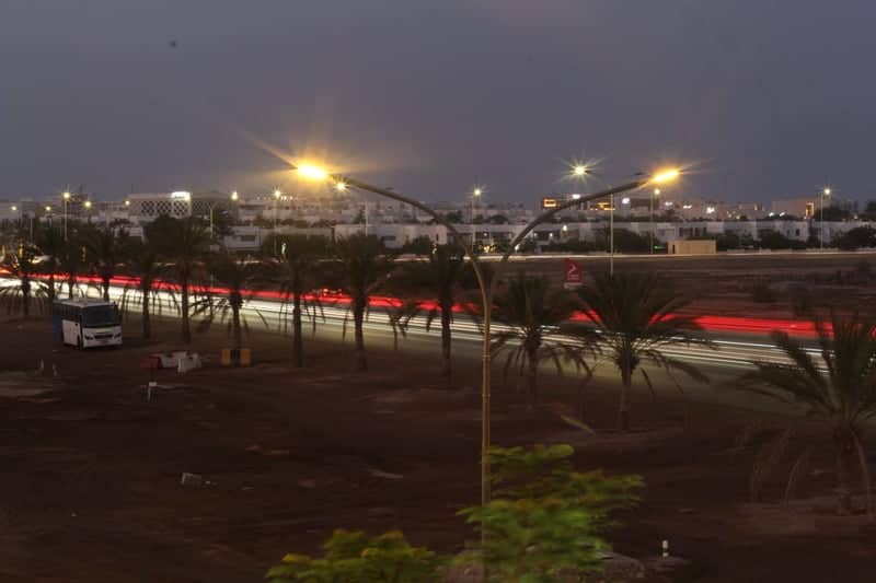 Seeb Highway Light Trails - Image 1