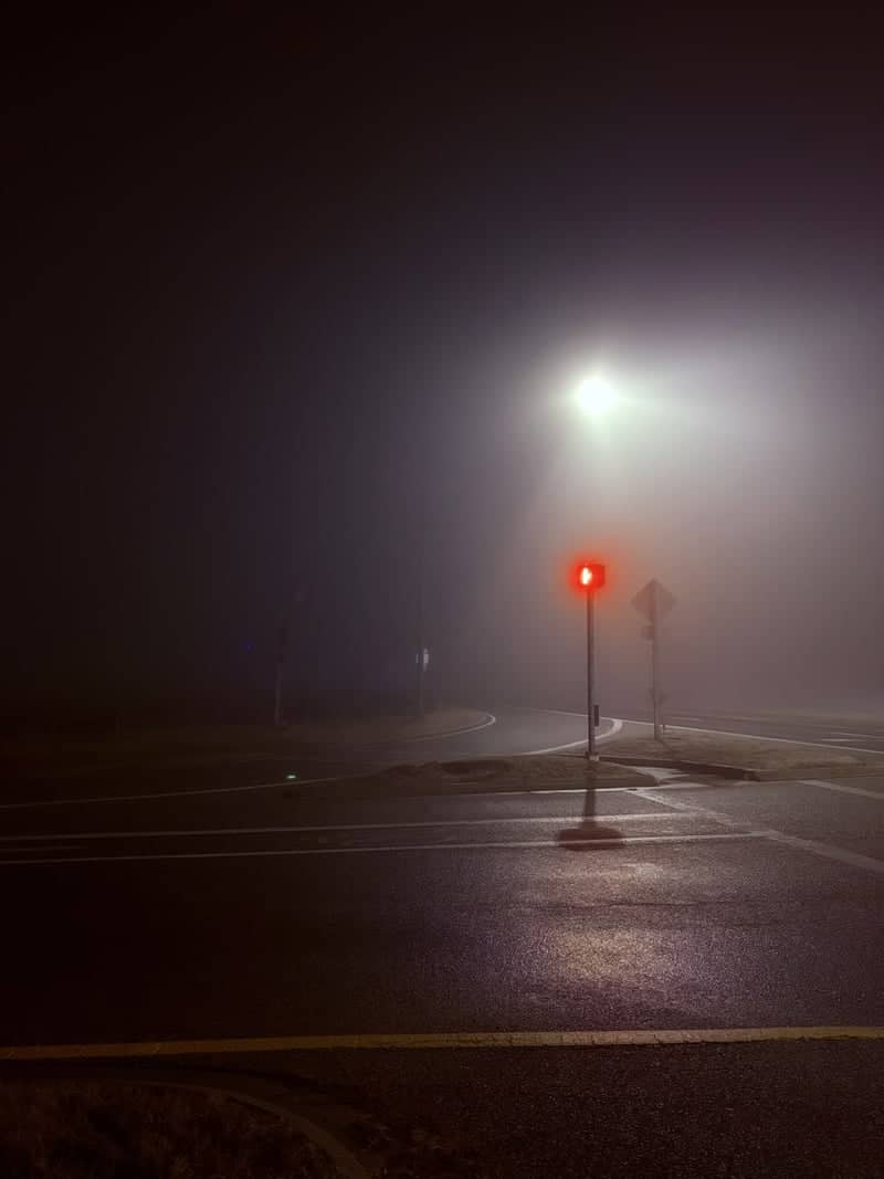 Wilson Point Road Foggy Crossing - Image 1