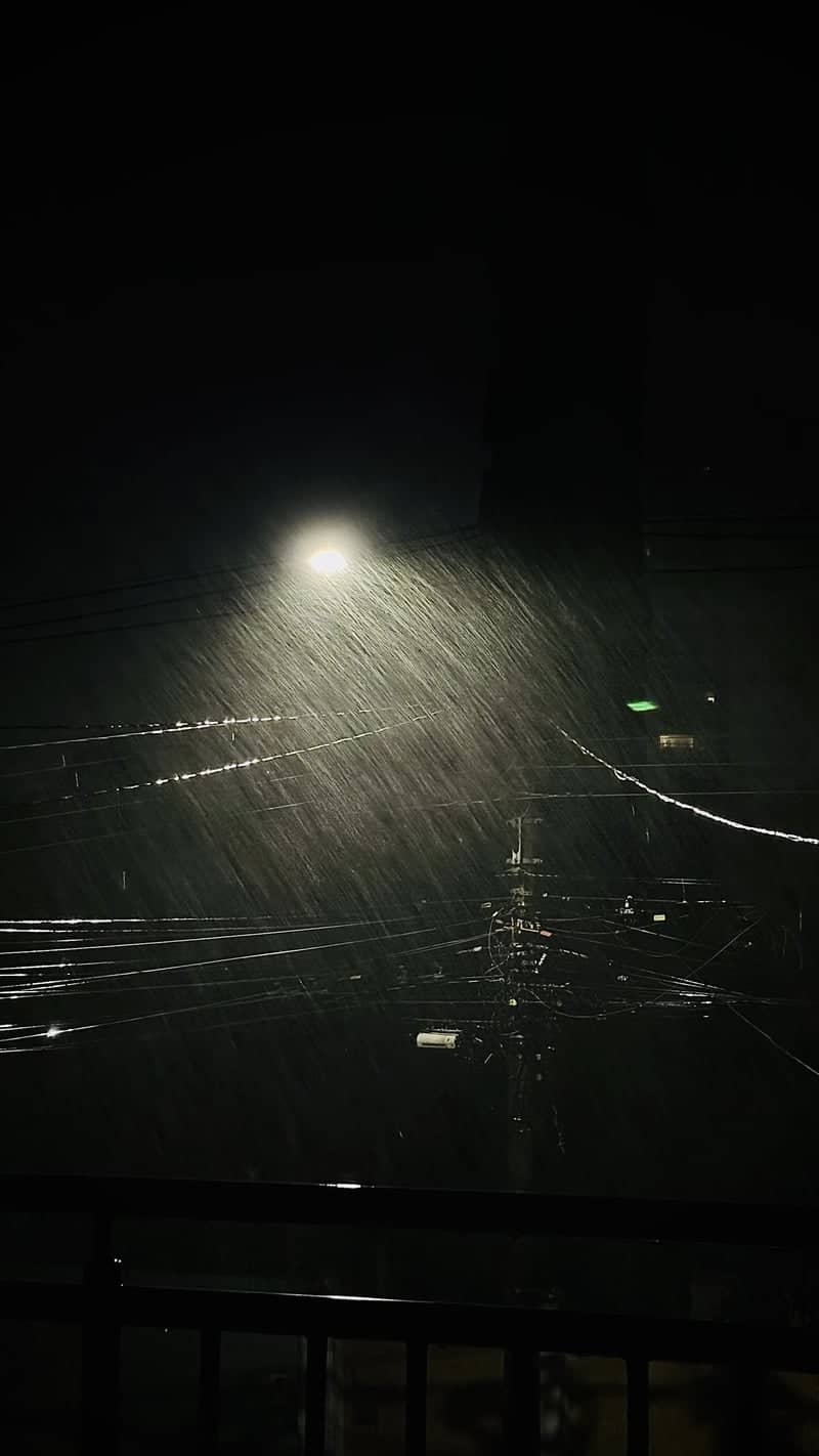 Rainy Night Streetscape in Anápolis - Image 1