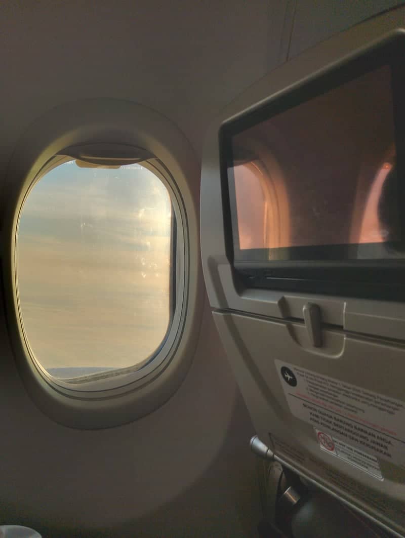 Airplane Window View over Palembang - Image 1