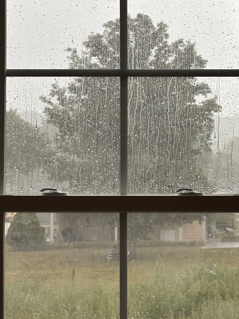 Rainy Countryside Window - Image 1