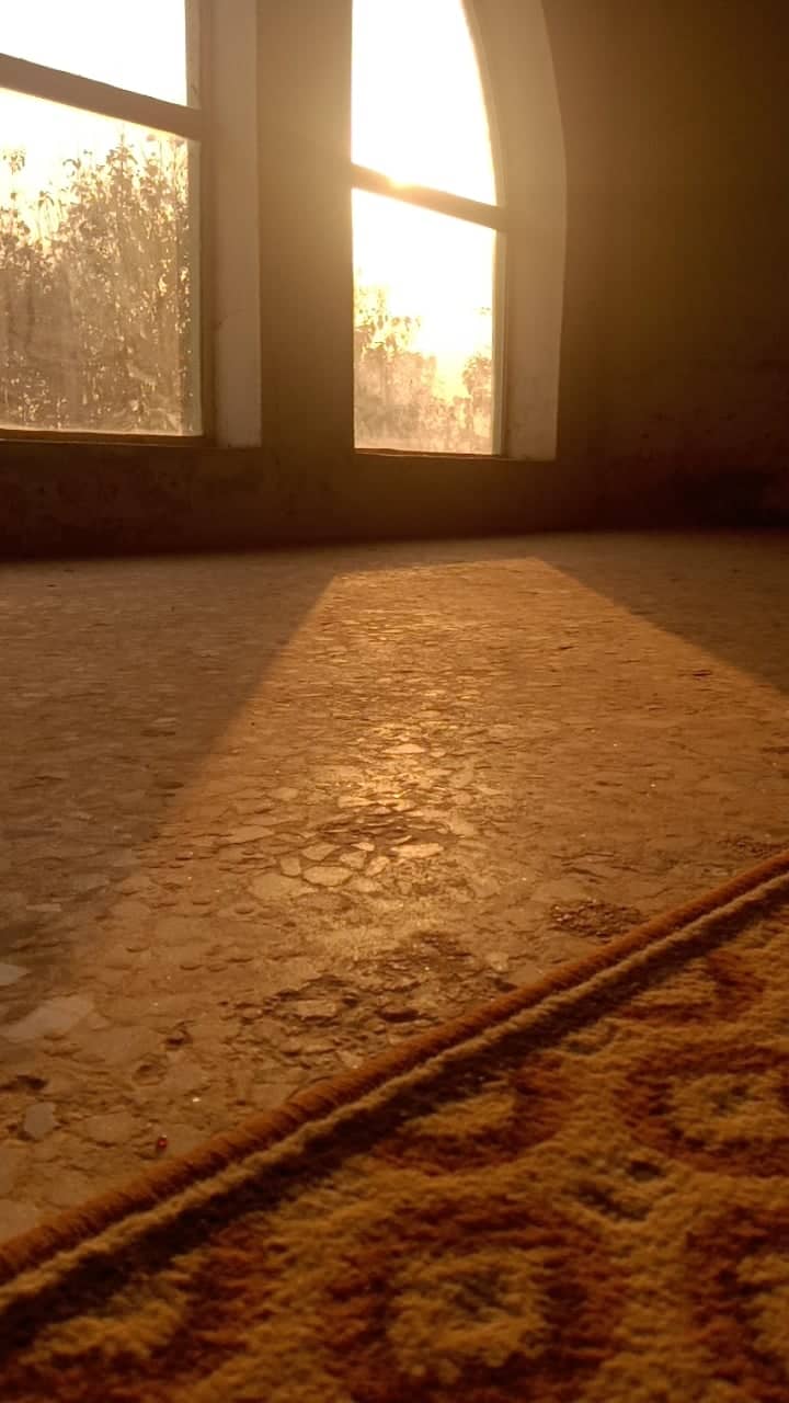 Golden Hour Mosque Interior - Image 1