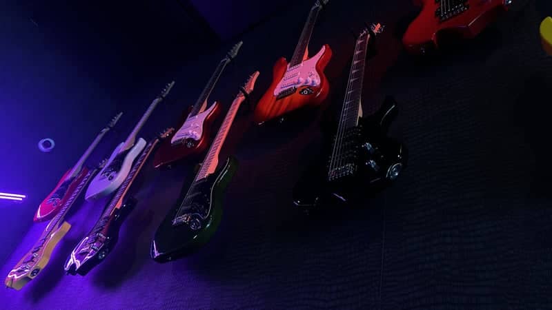 Stars and Strikes Guitar Wall - Image 1