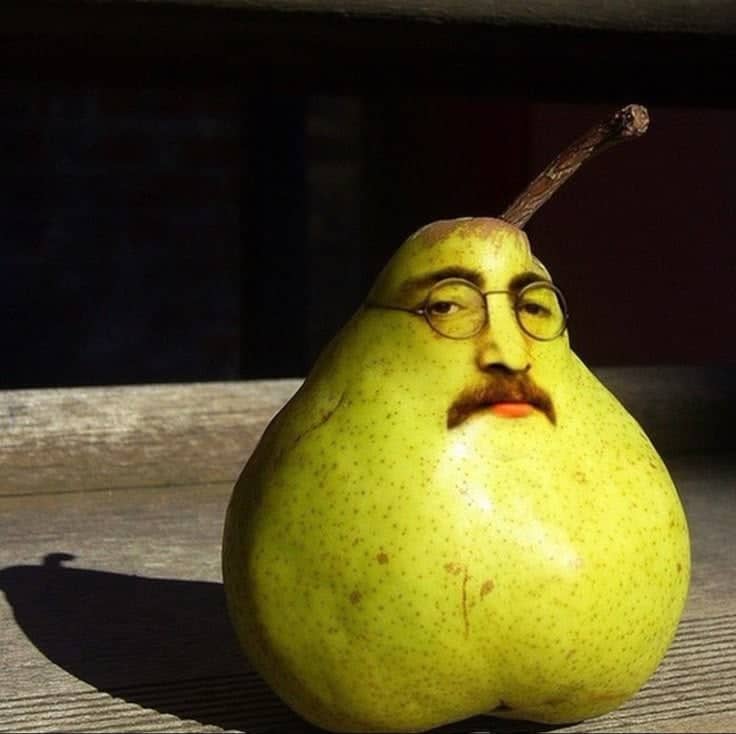 Surreal Pear Still Life - Image 1