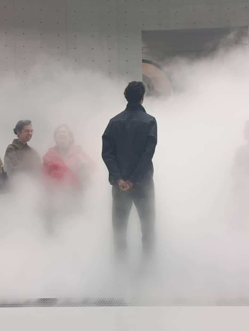 Minimalist Concrete & Fog Installation - Image 1