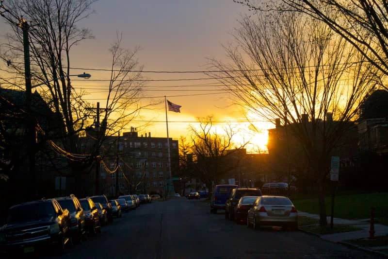 Watchung Avenue Sunset - Image 1