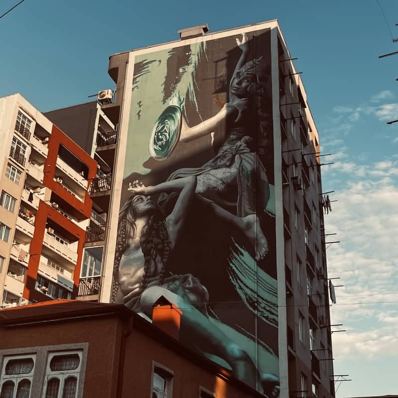 Lermontov Street Mural - Image 1