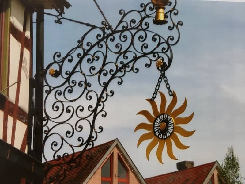 Herrenberg Old Town Wrought Iron Sign - Image 1