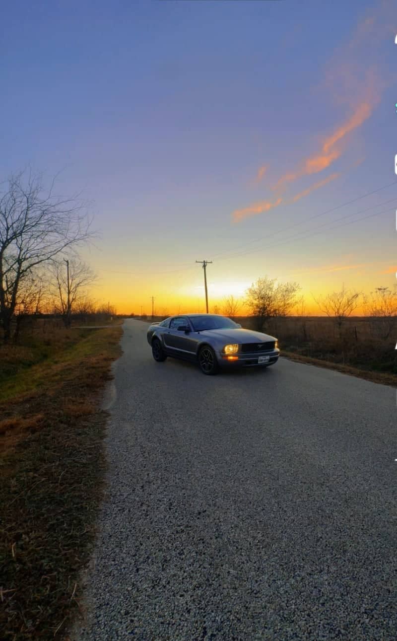 Rural Texas Sunset Road - Image 1