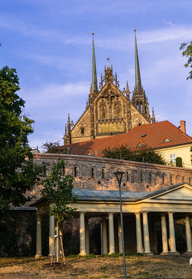 Cathedral of St. Peter and Paul from Denis Gardens