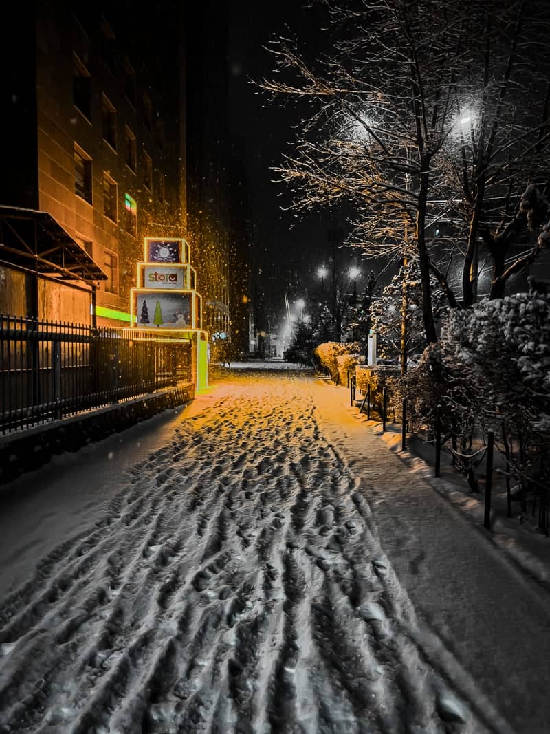 Ulaanbaatar Winter Night Walk - Image 1