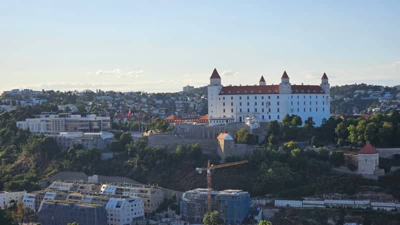 Bratislava Castle View from Petržalka - Image 1