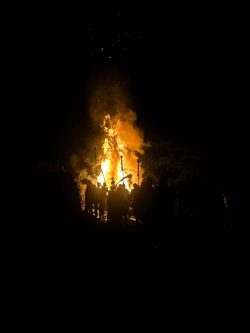 Holika Dahan at Vikas Bazar - Image 1