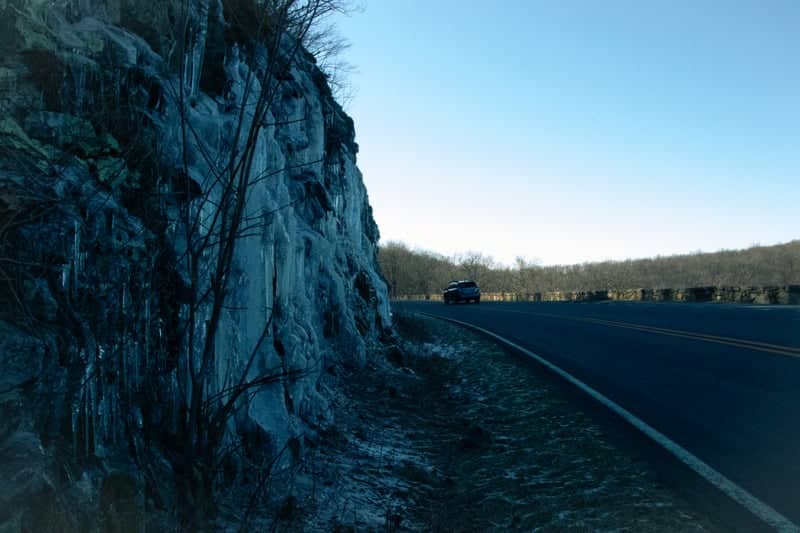 Skyline Drive Ice Wall - Image 1