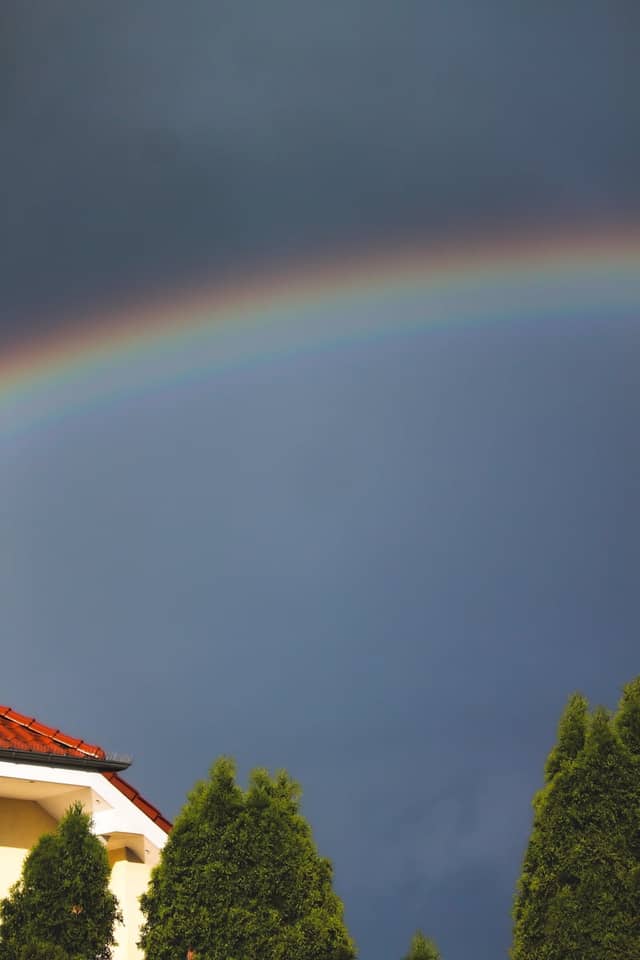 Rainbow over Kościan Suburbs - Image 1