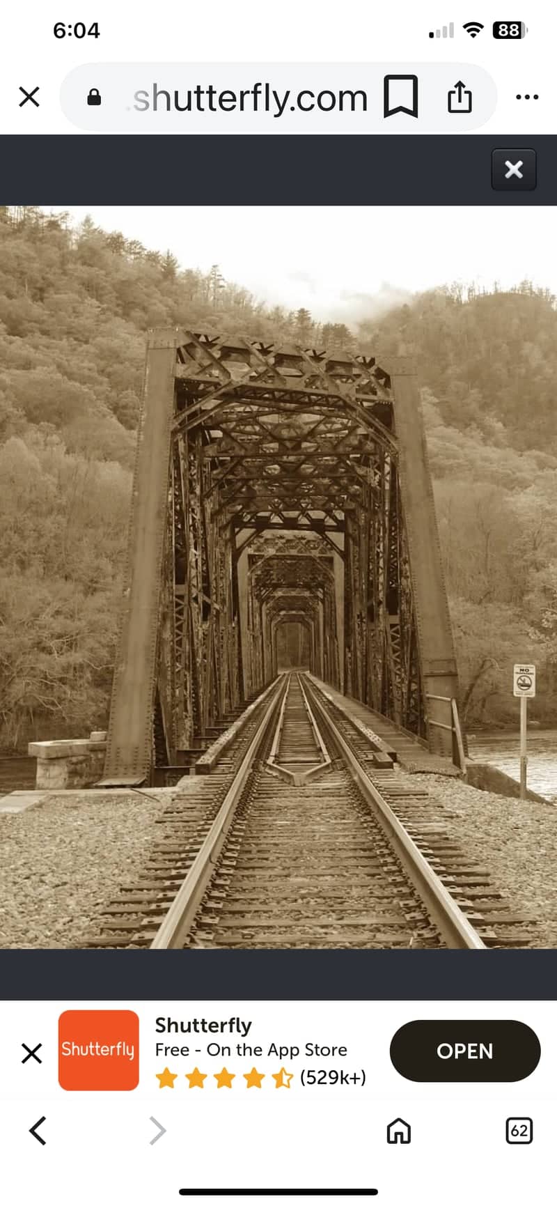 French Broad River Railroad Bridge - Image 1