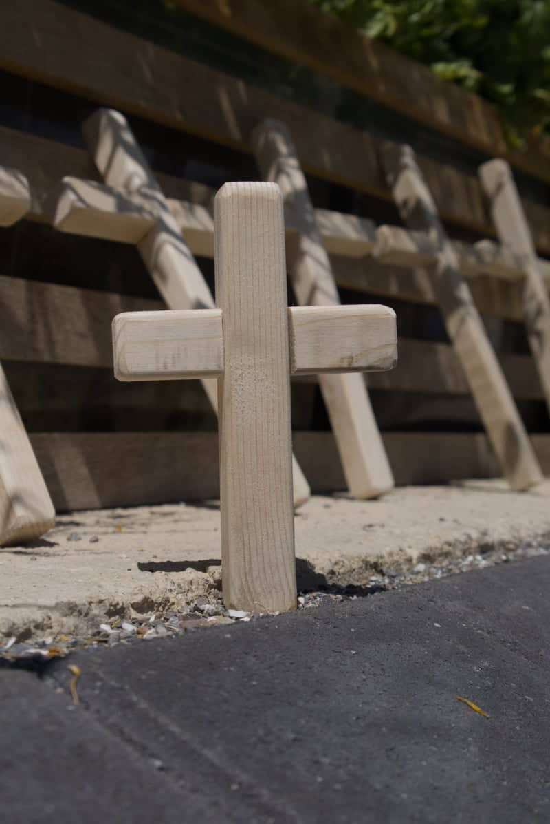 Wooden Crosses at Žlebe - Image 1