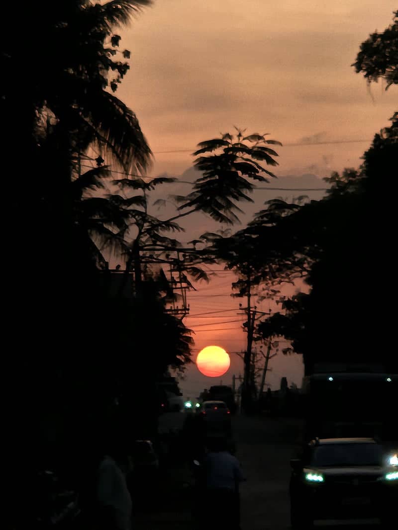 Yanam Road Sunset - Image 1