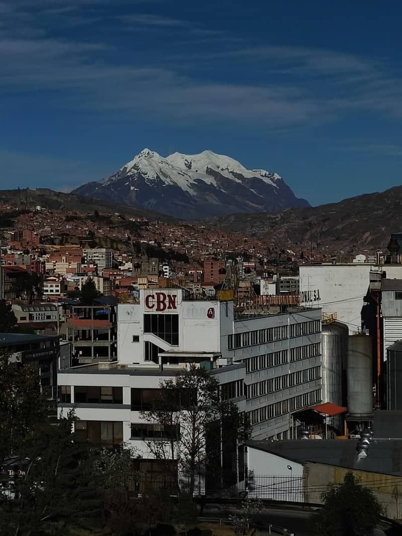 Mount Illimani View from La Paz - Image 1