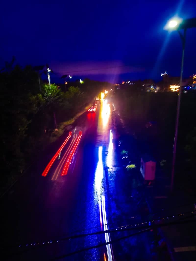 Lalitpur Roadway Light Trails - Image 1