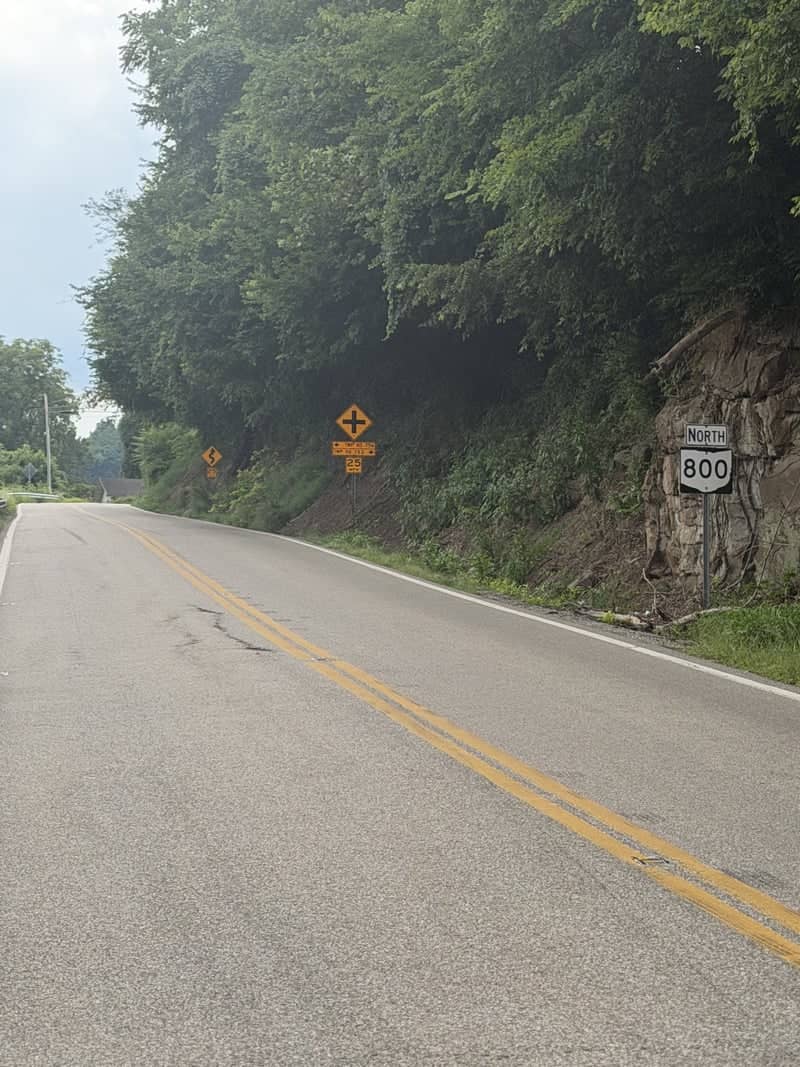 Roadside Biker Stop on Highway 7 - Image 1