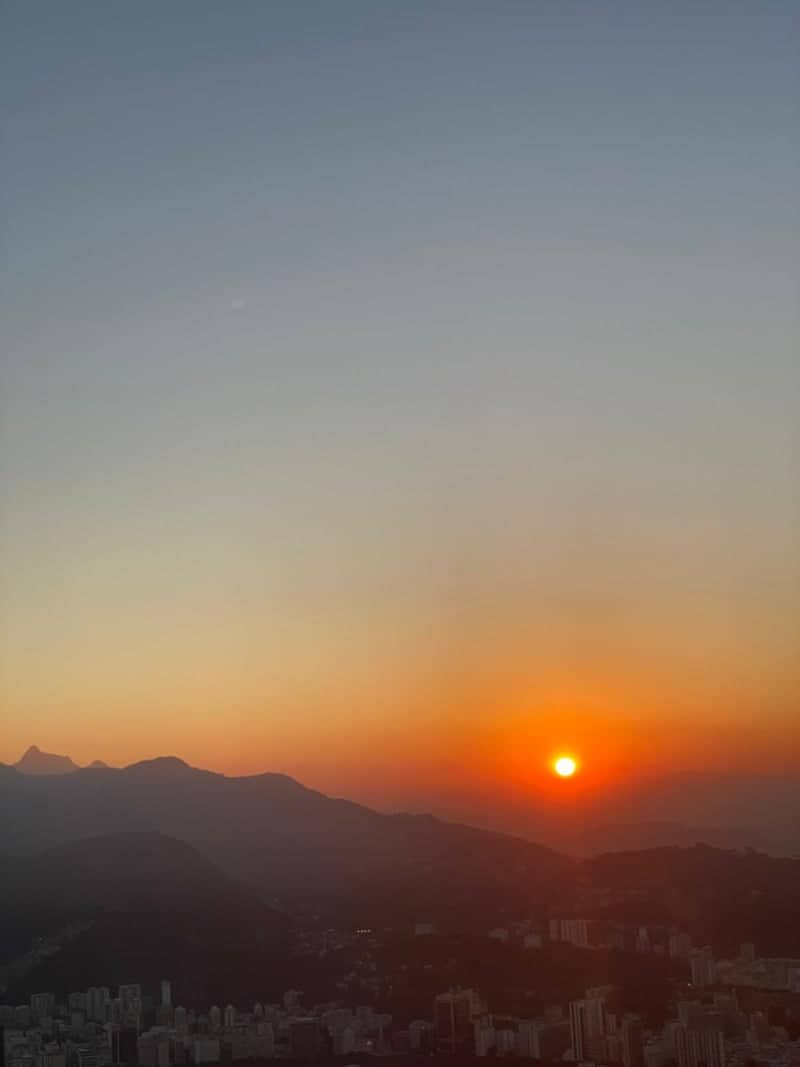 Urban Mountain Sunset View - Image 1