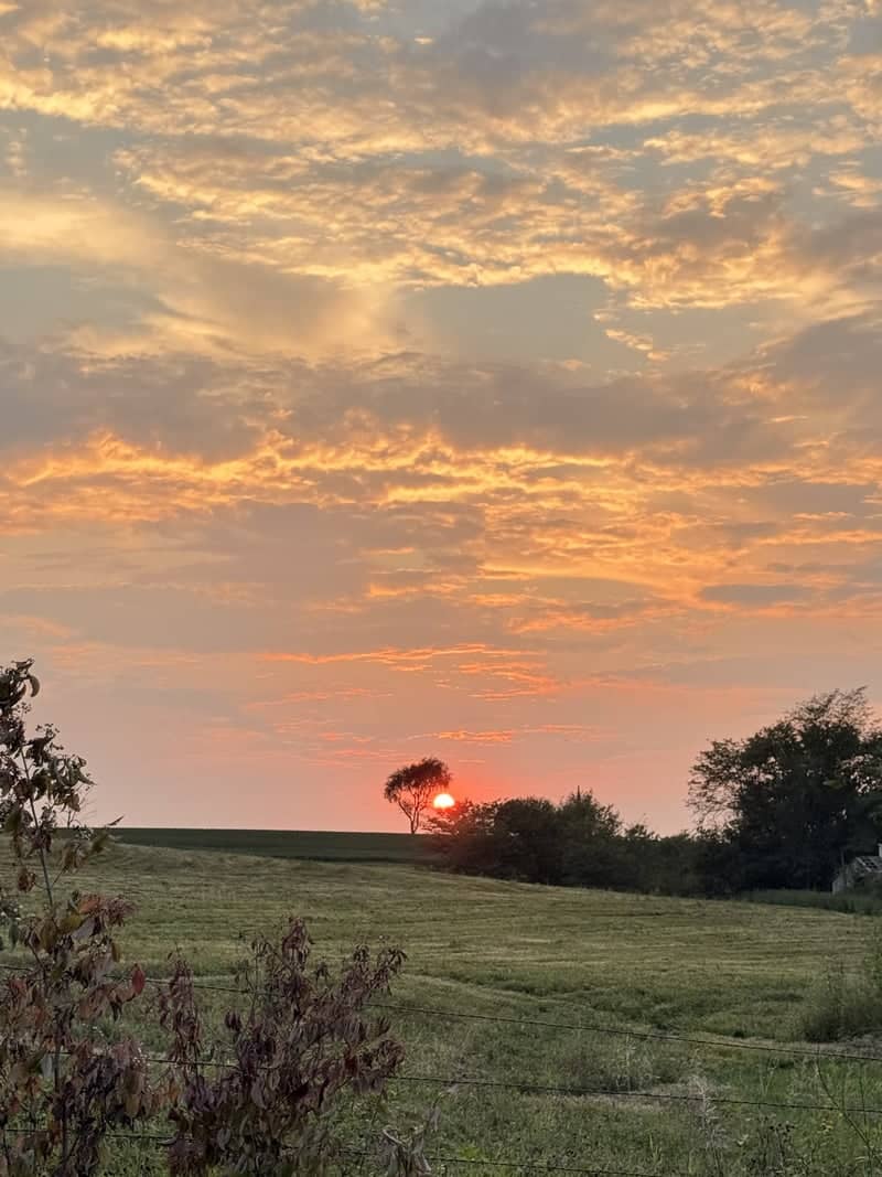 Missouri Farmland Sunset - Image 1