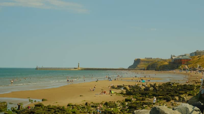 Whitby West Cliff Beach - Image 1