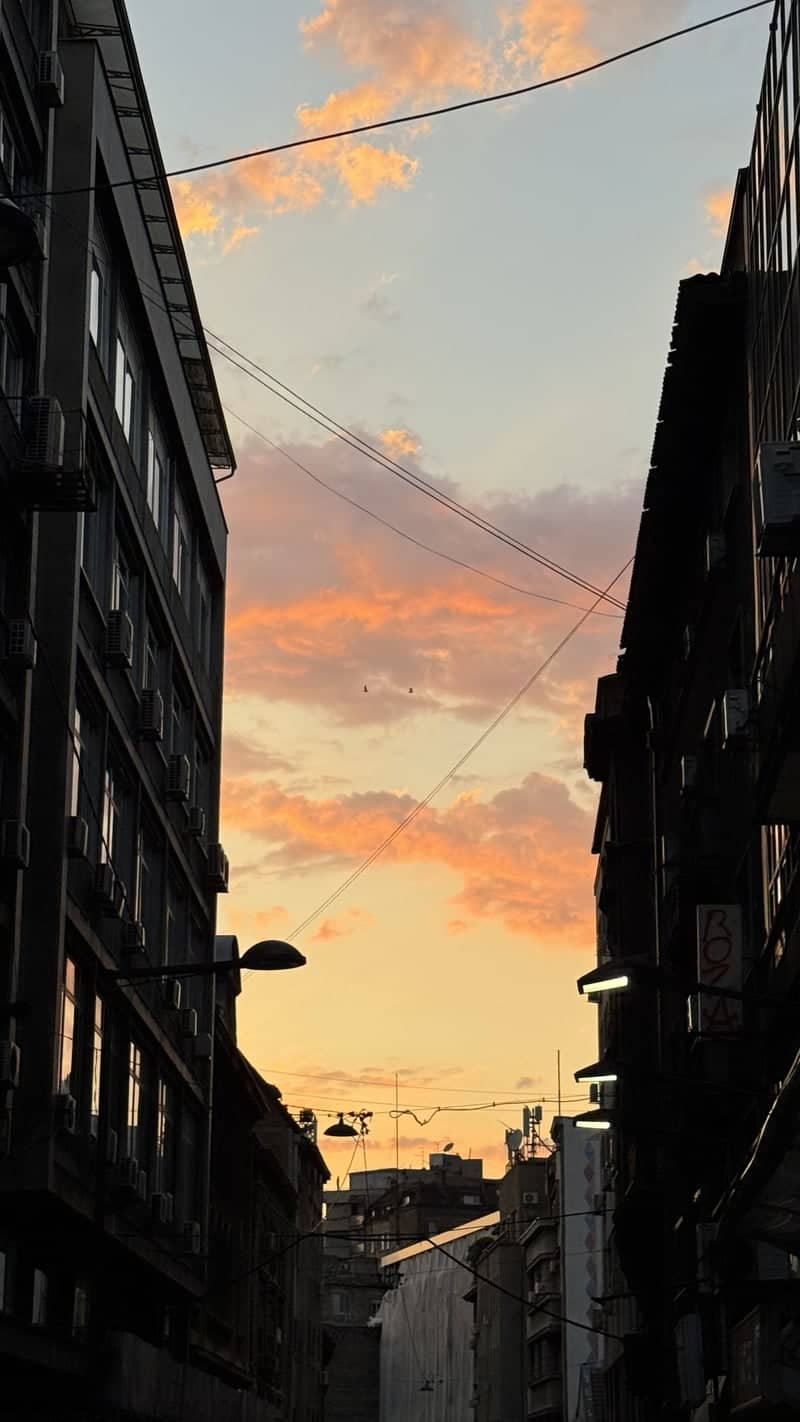 Sremska Street Sunset - Image 1