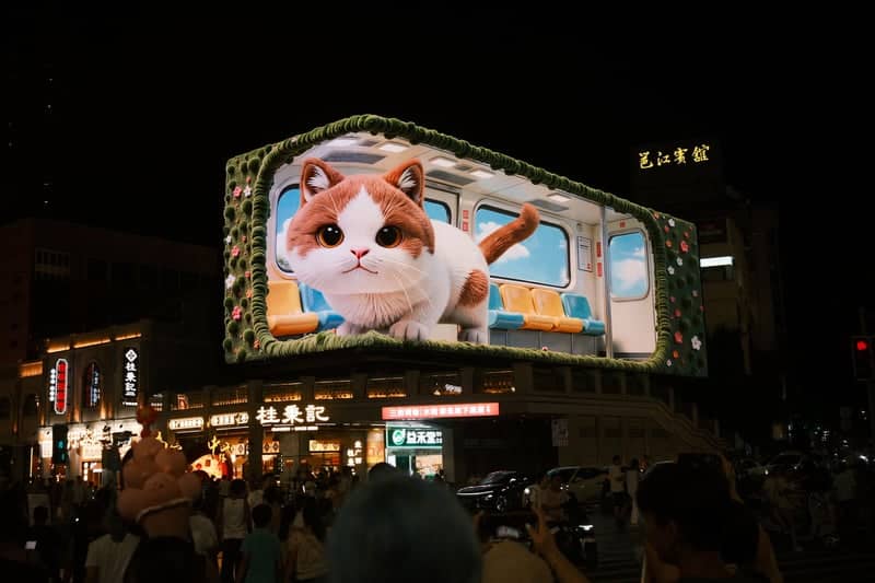3D LED Billboard, Nanning City Center - Image 1