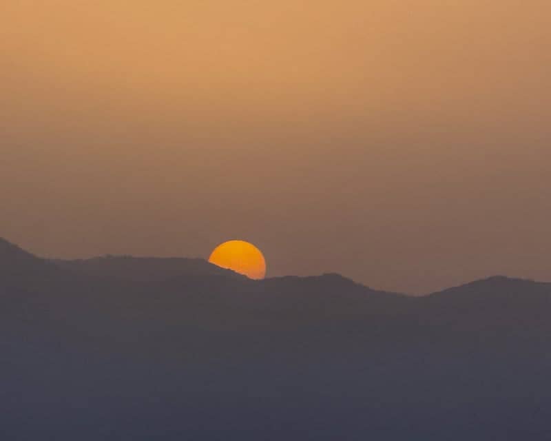 Apennine Mountain Sunset Overlook - Image 1