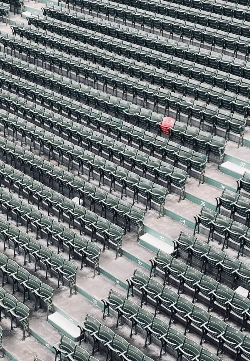 The Lone Red Seat at Fenway Park - Image 1