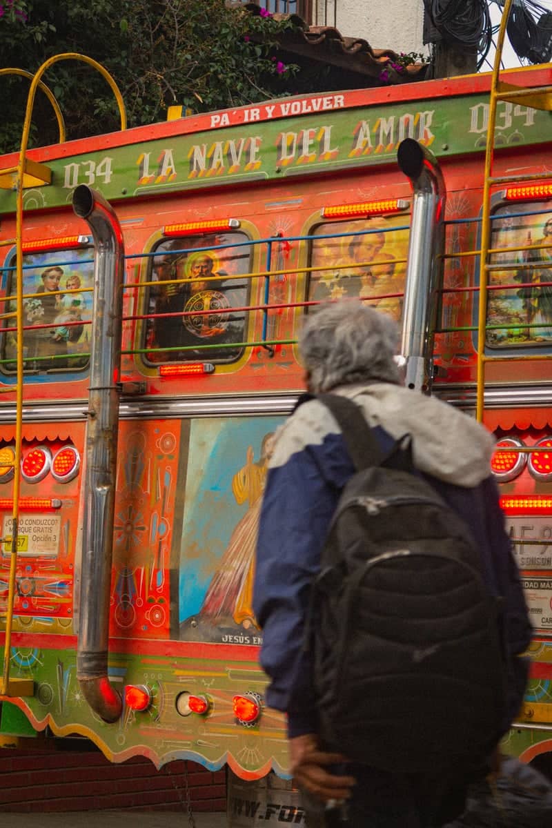 Traditional Chiva Bus in Sonsón - Image 1