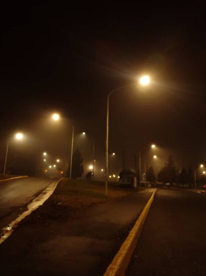 Foggy Nightscape on Trannack Street - Image 1