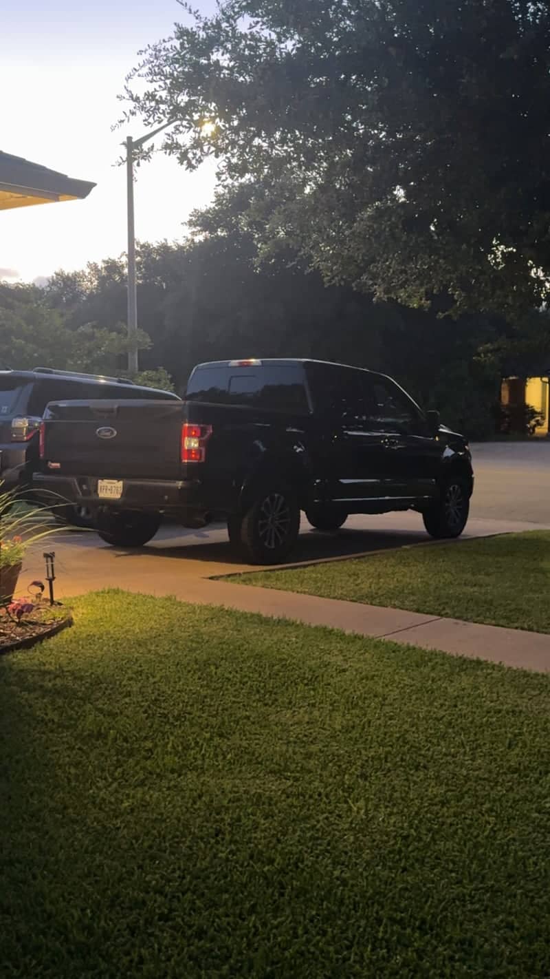 Suburban Driveway at Dusk - Image 1
