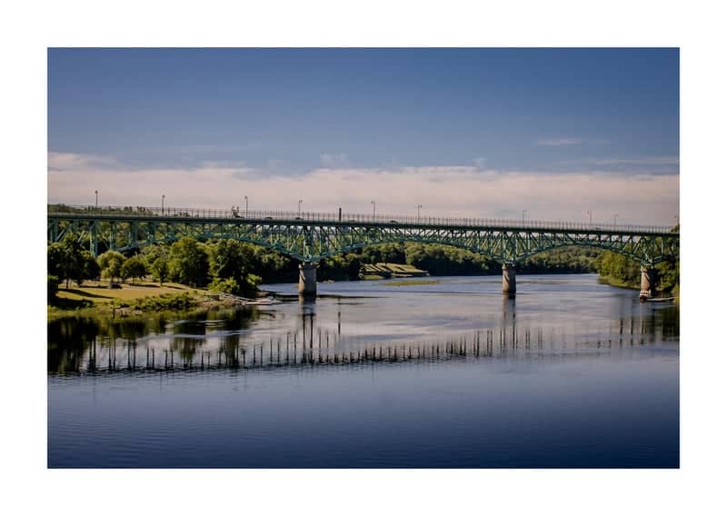 Memorial Bridge over Kennebec River - Image 1