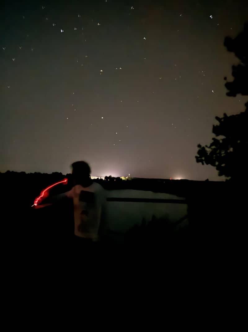 Nevėžis River Night Overlook - Image 1