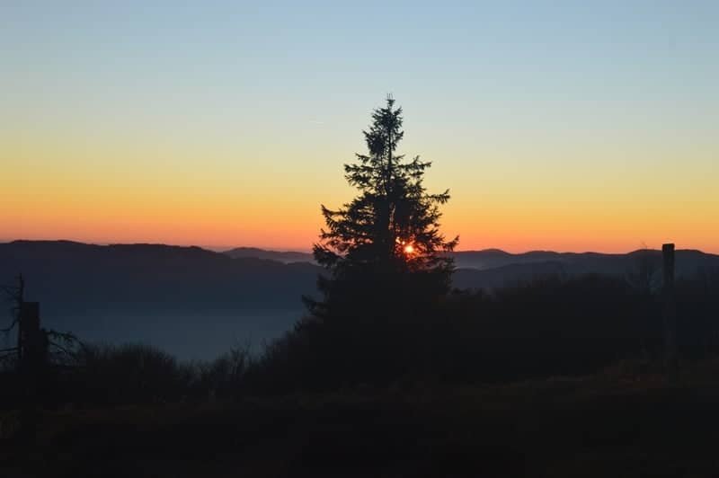 Vosges Mountains Sunset Overlook - Image 1