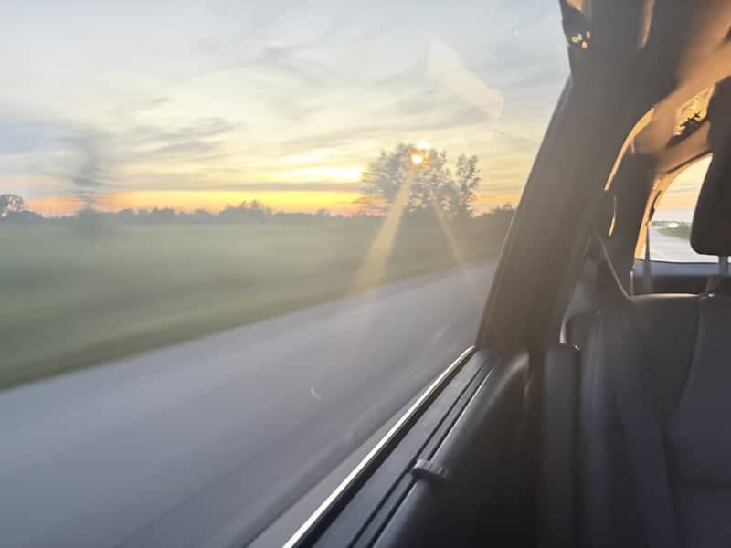 Menasha Roadside Sunset - Image 1
